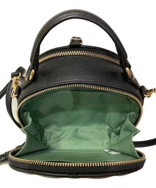 DIANA（ダイアナ）DIANA (ダイアナ) ラウンド型キルティングBAG ブラックの古着・服飾アイテム