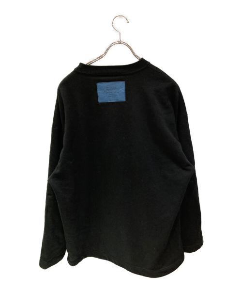 N.HOOLYWOOD（エヌ ハリウッド）N.HOOLYWOOD (エヌ ハリウッド) LONG SLEEVE PULLOVER ブラック サイズ:Sの古着・服飾アイテム