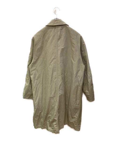 BARRY BRICKEN（バリーブリッケン）BARRY BRICKEN (バリーブリッケン) コットンリネン スプリングロングコート カーキ サイズ:36の古着・服飾アイテム