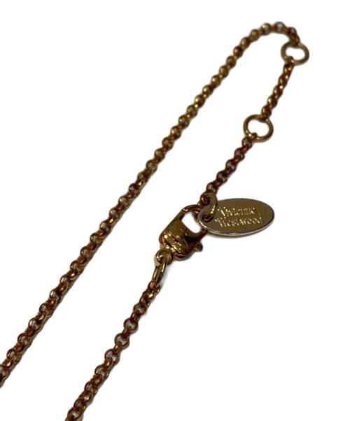 Vivienne Westwood（ヴィヴィアンウエストウッド）Vivienne Westwood (ヴィヴィアンウエストウッド) オーブネックレス ゴールドの古着・服飾アイテム