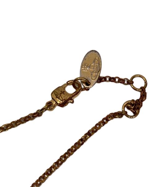 Vivienne Westwood（ヴィヴィアンウエストウッド）Vivienne Westwood (ヴィヴィアンウエストウッド) オーブネックレス ゴールドの古着・服飾アイテム