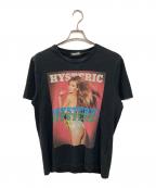 PLAY BOY×Hysteric Glamourプレイボーイ×ヒステリックグラマー）の古着「プリントTシャツ」｜ブラック
