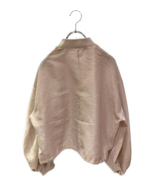 uncrave（アンクレイヴ）uncrave (アンクレイヴ) シャイニーシアーブルゾン ピンク サイズ:Freeの古着・服飾アイテム