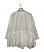 BARNYARDSTORMバンヤードストーム）の古着「ギャザーブラウス」｜ホワイト