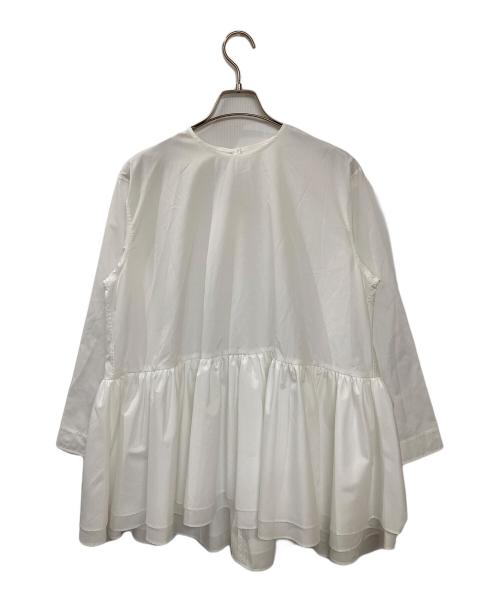 BARNYARDSTORM（バンヤードストーム）BARNYARDSTORM (バンヤードストーム) ギャザーブラウス ホワイト サイズ:FREEの古着・服飾アイテム