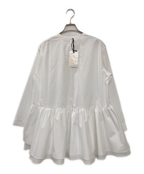 BARNYARDSTORM（バンヤードストーム）BARNYARDSTORM (バンヤードストーム) ギャザーブラウス ホワイト サイズ:FREEの古着・服飾アイテム
