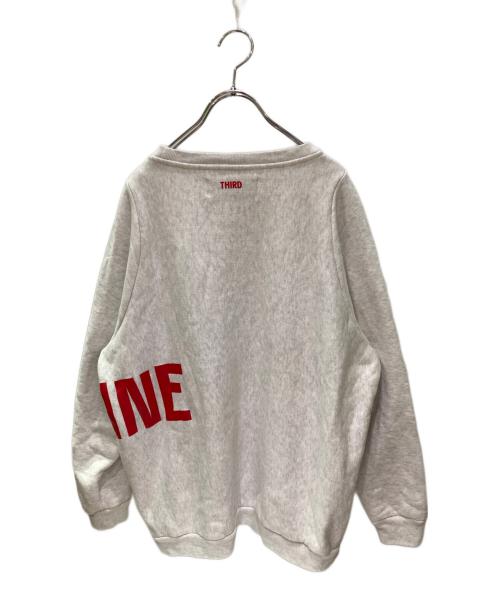 THIRD MAGAZINE（サードマガジン）THIRD MAGAZINE (サードマガジン) ビッグロゴスウェット グレー サイズ:6の古着・服飾アイテム