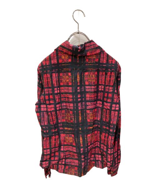 Vivienne Westwood RED LABEL（ヴィヴィアンウエストウッドレッドレーベル）Vivienne Westwood RED LABEL (ヴィヴィアンウエストウッドレッドレーベル) プリントチェックシャツ ピンク サイズ:Lの古着・服飾アイテム