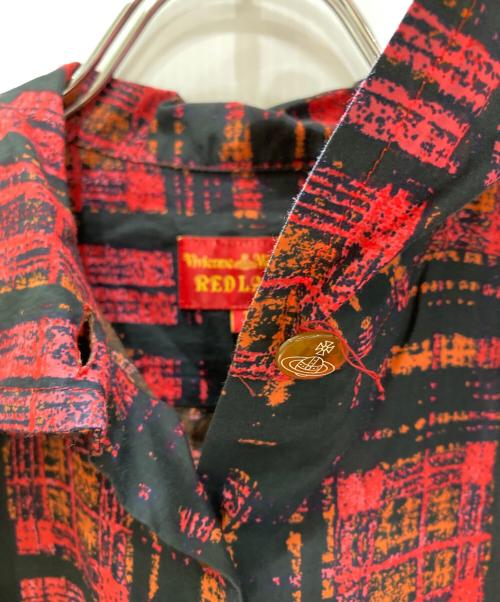 Vivienne Westwood RED LABEL（ヴィヴィアンウエストウッドレッドレーベル）Vivienne Westwood RED LABEL (ヴィヴィアンウエストウッドレッドレーベル) プリントチェックシャツ ピンク サイズ:Lの古着・服飾アイテム