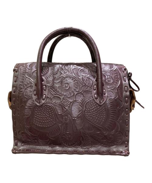 Carving Tribes（カービングトライブス）Carving Tribes (カービングトライブス) カービングバッグ パープルの古着・服飾アイテム