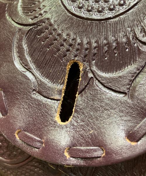 Carving Tribes（カービングトライブス）Carving Tribes (カービングトライブス) カービングバッグ パープルの古着・服飾アイテム