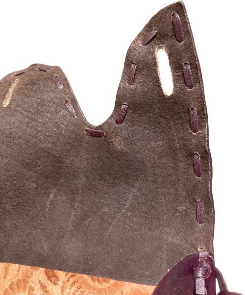 Carving Tribes（カービングトライブス）Carving Tribes (カービングトライブス) カービングバッグ パープルの古着・服飾アイテム