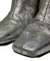 中古・古着 Ameri (アメリ) DIMENSIONAL SQUARE BOOTS シルバー サイズ:M：7000円
