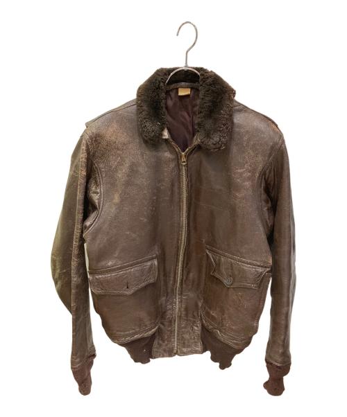 古着（フルギ）古着 (フルギ) ヴィンテージG1レザージャケット ブラウン サイズ:38の古着・服飾アイテム
