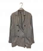 SLOBE IENAスローブ イエナ）の古着「リネン混ジャケット」｜ブラック