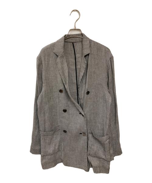 SLOBE IENA（スローブ イエナ）SLOBE IENA (スローブ イエナ) リネン混ジャケット ブラック サイズ:不明(実寸サイズをご確認ください)の古着・服飾アイテム