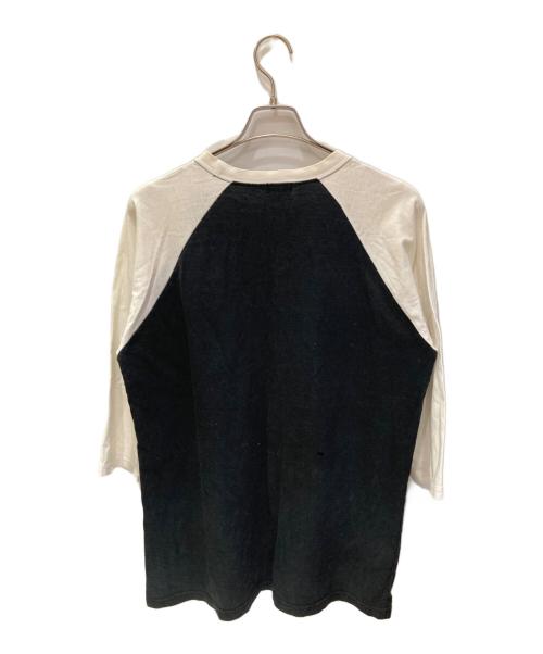 TENDERLOIN（テンダーロイン）TENDERLOIN (テンダーロイン) プリントラグランTee ブラック サイズ:不明(実寸サイズをご確認ください)の古着・服飾アイテム