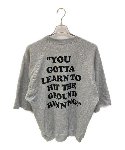 PEANUTS（ピーナッツ）PEANUTS (ピーナッツ) JOURNAL STANDARD relume (ジャーナルスタンダード レリューム) 別注 ハーフスリーブスウェット グレー サイズ:Mの古着・服飾アイテム