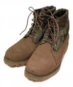 Timberlandティンバーランド）の古着「レースアップブーツ」｜ブラウン