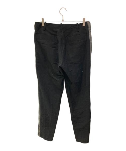 Yohji Yamamoto pour homme（ヨウジヤマモト プールオム）Yohji Yamamoto pour homme (ヨウジヤマモト プールオム) サイドラインスラックス ブラック サイズ:2の古着・服飾アイテム