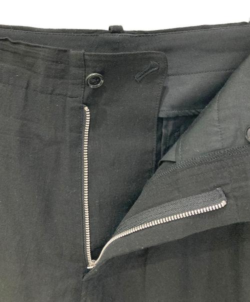Yohji Yamamoto pour homme（ヨウジヤマモト プールオム）Yohji Yamamoto pour homme (ヨウジヤマモト プールオム) サイドラインスラックス ブラック サイズ:2の古着・服飾アイテム