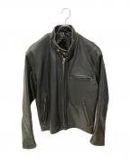 Schottショット）の古着「シングルライダースジャケット」｜ブラック