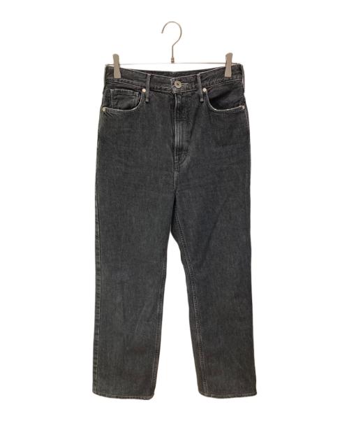 upper hights（アッパーハイツ）upper hights (アッパーハイツ) デニムパンツ ブラック サイズ:25の古着・服飾アイテム