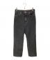 upper hights（アッパーハイツ）の古着「デニムパンツ」｜ブラック