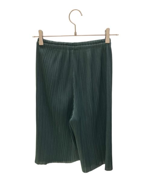 PLEATS PLEASE（プリーツプリーズ）PLEATS PLEASE (プリーツプリーズ) ハーフパンツ グリーン サイズ:3の古着・服飾アイテム