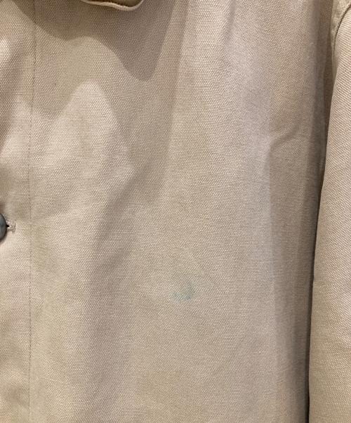 Eddie Bauer（エディーバウアー）Eddie Bauer (エディーバウアー) 襟レザーハンティングジャケット ベージュ サイズ:XXLの古着・服飾アイテム