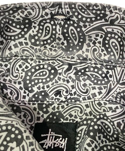 stussy（ステューシー）stussy (ステューシー) 半袖柄シャツ ブラック サイズ:Mの古着・服飾アイテム