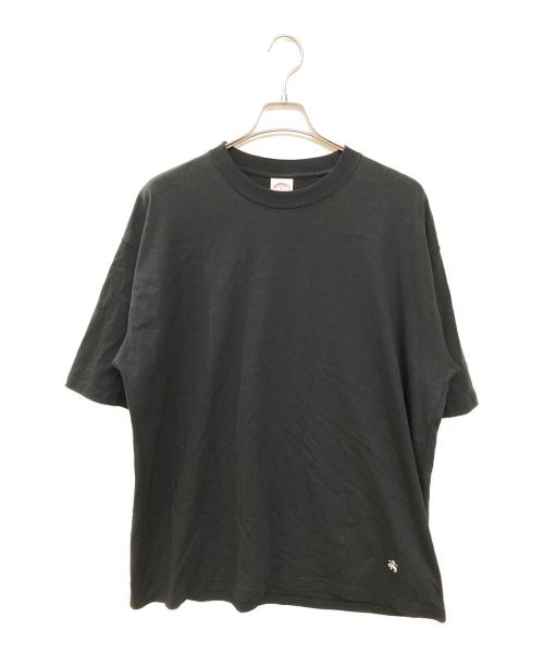 BROOKS BROTHERS（ブルックスブラザーズ）BROOKS BROTHERS (ブルックスブラザーズ) 別注GF LOGO S/S TEE ブラック サイズ:XLの古着・服飾アイテム