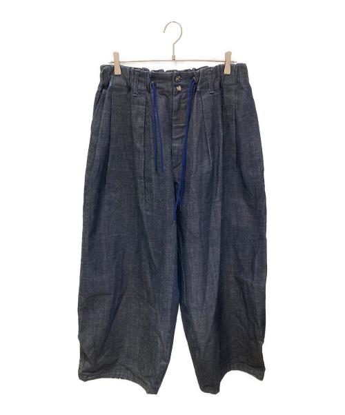 sillage（シアージ）sillage (シアージ) サーキュラーパンツ インディゴ サイズ:FREEの古着・服飾アイテム
