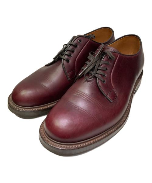 WHEEL ROBE（ウィールローブ）WHEEL ROBE (ウィールローブ) プレーントゥシューズ バーガンディー サイズ:9Eの古着・服飾アイテム