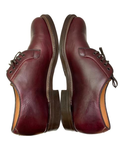 WHEEL ROBE（ウィールローブ）WHEEL ROBE (ウィールローブ) プレーントゥシューズ バーガンディー サイズ:9Eの古着・服飾アイテム