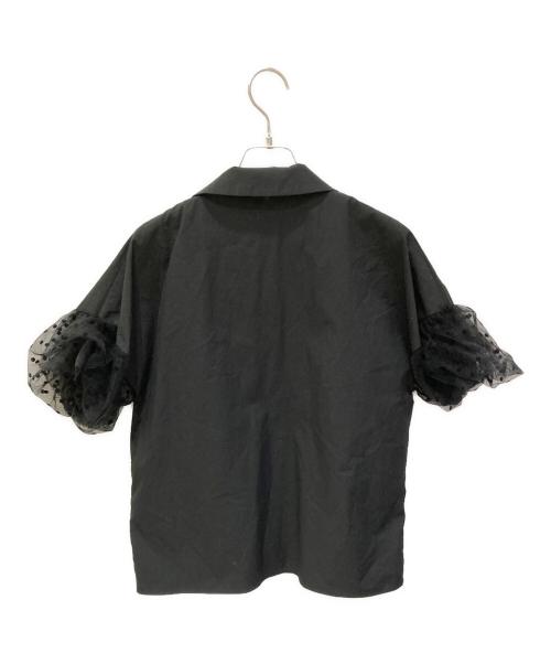 styling/ kei shirahata（スタイリング / ケイ シラハタ）styling/ kei shirahata (スタイリング / ケイ シラハタ) チュールドッキングシャツ ブラック サイズ:FREEの古着・服飾アイテム