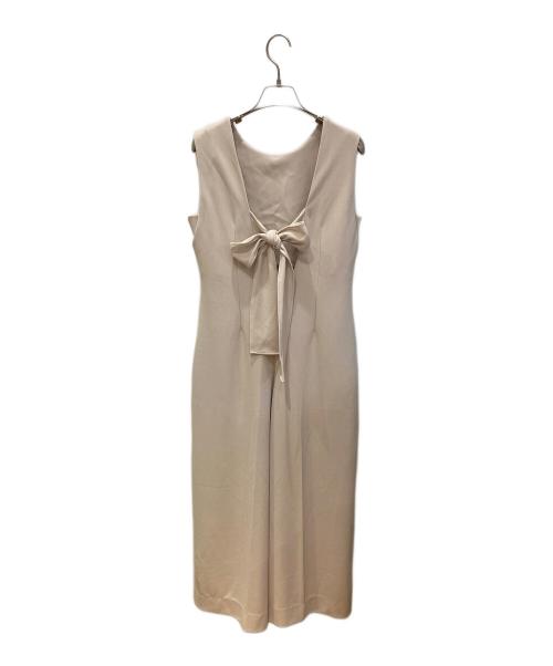 styling/ kei shirahata（スタイリング / ケイ シラハタ）styling/ kei shirahata (スタイリング / ケイ シラハタ) バックオープンオールインワン ベージュの古着・服飾アイテム