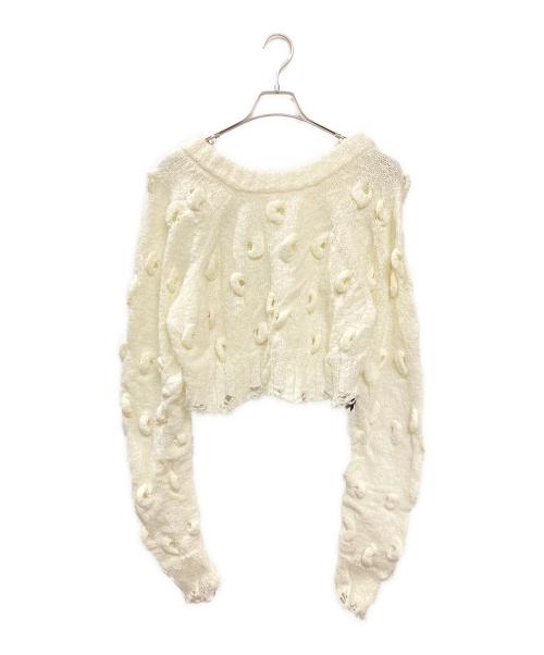 styling/ kei shirahata（スタイリング / ケイ シラハタ）styling/ kei shirahata (スタイリング / ケイ シラハタ) ポップコーン2WAYニット ホワイト サイズ:Freeの古着・服飾アイテム