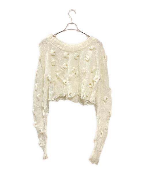 styling/ kei shirahata（スタイリング / ケイ シラハタ）styling/ kei shirahata (スタイリング / ケイ シラハタ) ポップコーン2WAYニット ホワイト サイズ:Freeの古着・服飾アイテム