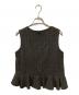 tricot COMME des GARCONS (トリココムデギャルソン) ウールフリルベスト グレー サイズ:M：5000円