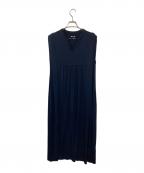 THREE DOTSスリードッツ）の古着「Travel line dress」｜ネイビー