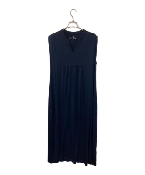 THREE DOTS（スリードッツ）THREE DOTS (スリードッツ) Travel line dress ネイビー サイズ:Sの古着・服飾アイテム