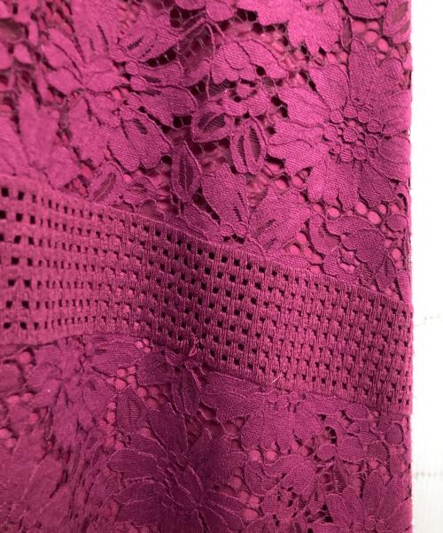 Diagram（ダイアグラム）Diagram (ダイアグラム) レースワンピース パープル サイズ:38の古着・服飾アイテム