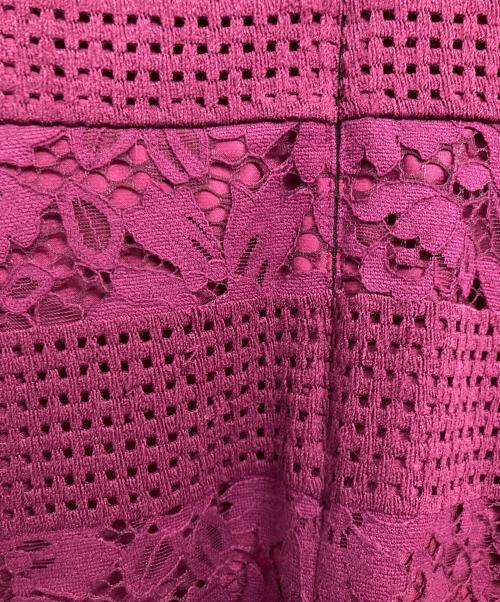 Diagram（ダイアグラム）Diagram (ダイアグラム) レースワンピース パープル サイズ:38の古着・服飾アイテム