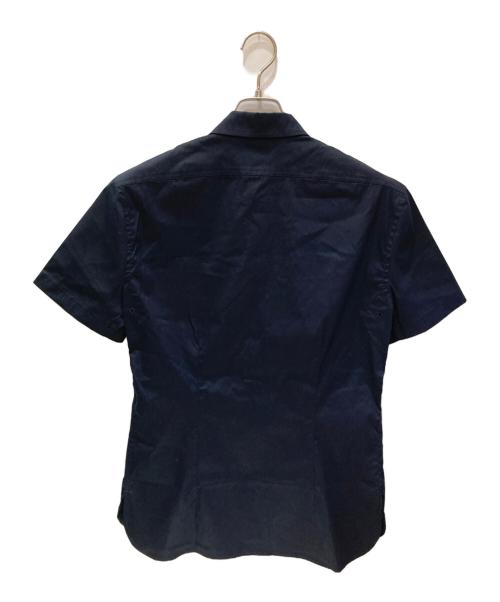PRADA SPORTS（プラダスポーツ）PRADA SPORTS (プラダスポーツ) 半袖エポーレットシャツ ネイビー サイズ:Sの古着・服飾アイテム