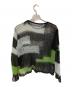 soduk (スドーク) patchwork knit tops ブラック サイズ:不明(実寸サイズをご確認ください)：8000円