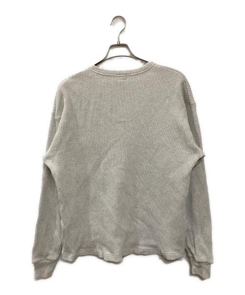 Schott（ショット）Schott (ショット) サーマルヘンリーネックTシャツ グレー サイズ:Mの古着・服飾アイテム