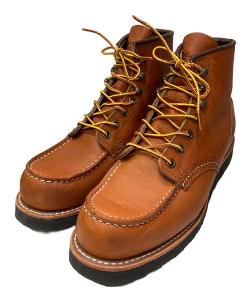 RED WING（レッドウィング）RED WING (レッドウィング) Steve McQueen 6-INCH CLASSIC MOC ブラウン サイズ:25.5cmの古着・服飾アイテム