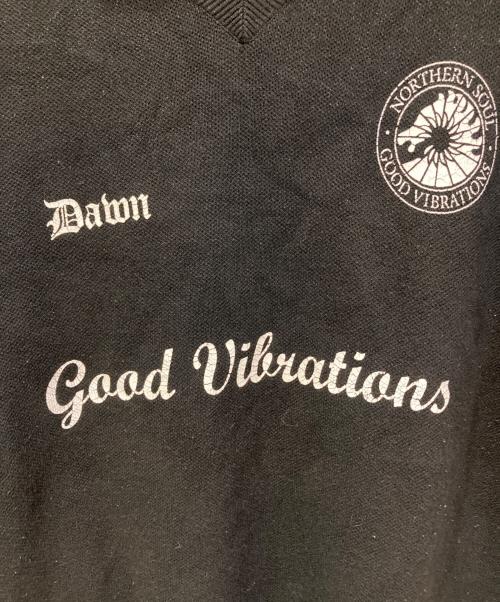 DAIRIKU（ダイリク）DAIRIKU (ダイリク) Lame Soccer Uniform Knit Pullover ブラック サイズ:Lの古着・服飾アイテム