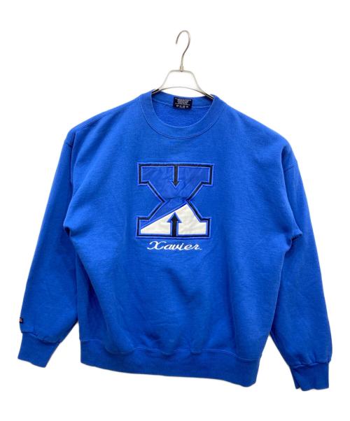 JANSPORT（ジャンスポーツ）JANSPORT (ジャンスポーツ) ヴィンテージ刺繍スウェット ブルー サイズ:XXLの古着・服飾アイテム